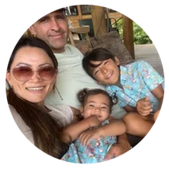 Leandro e Maiza com Laís
